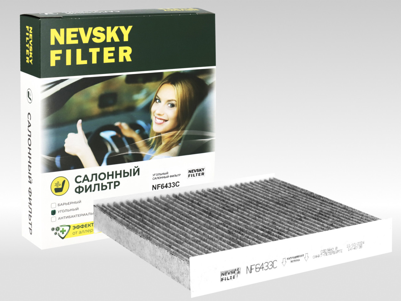 Салонный фильтр фильтр NEVSKY FILTER NF6433C